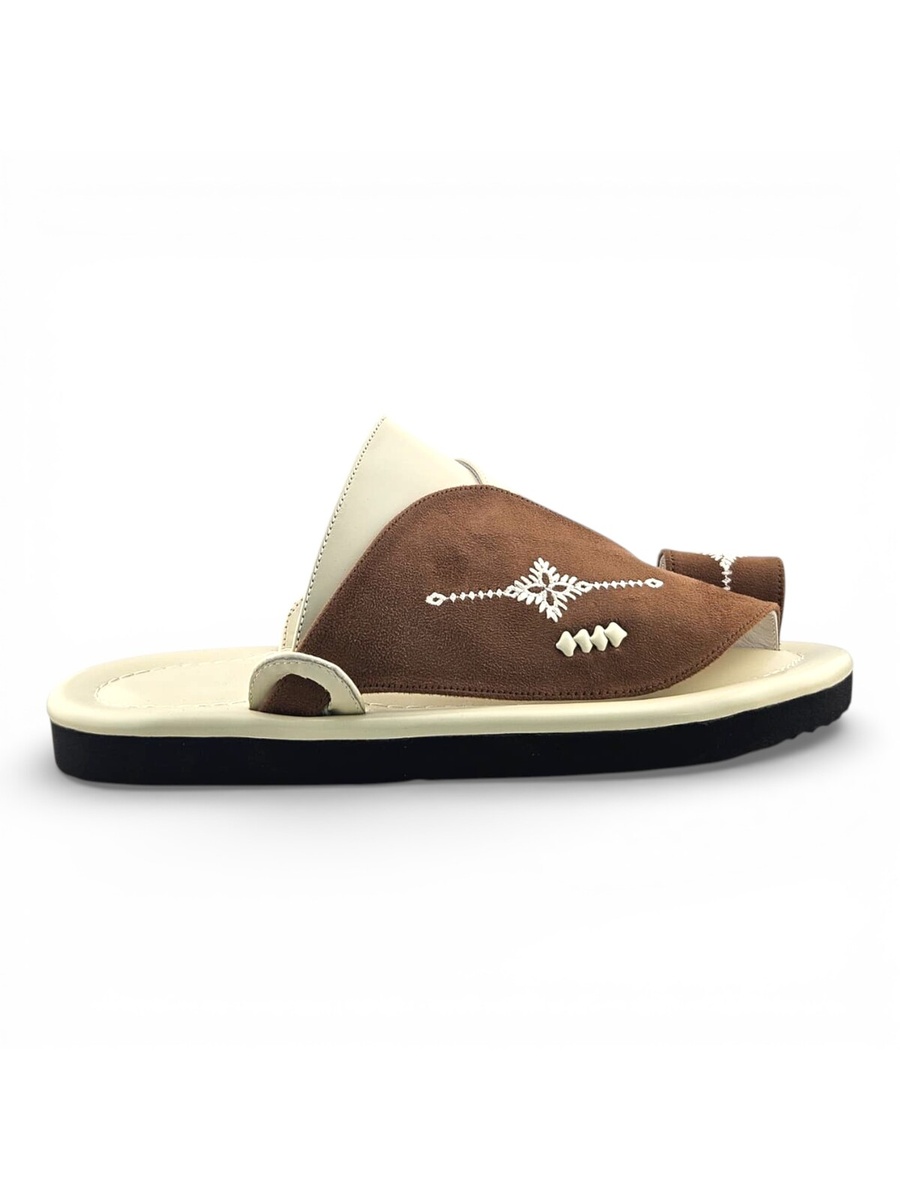 Multi-Color Embroidered Casual Sandals