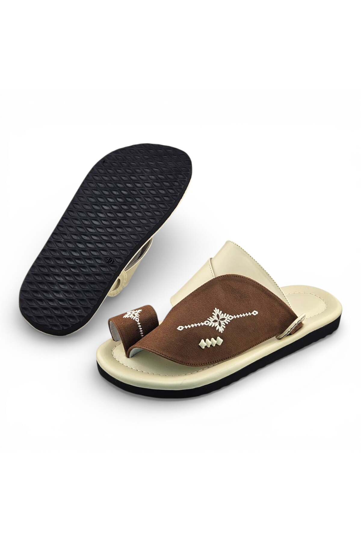 Multi-Color Embroidered Casual Sandals