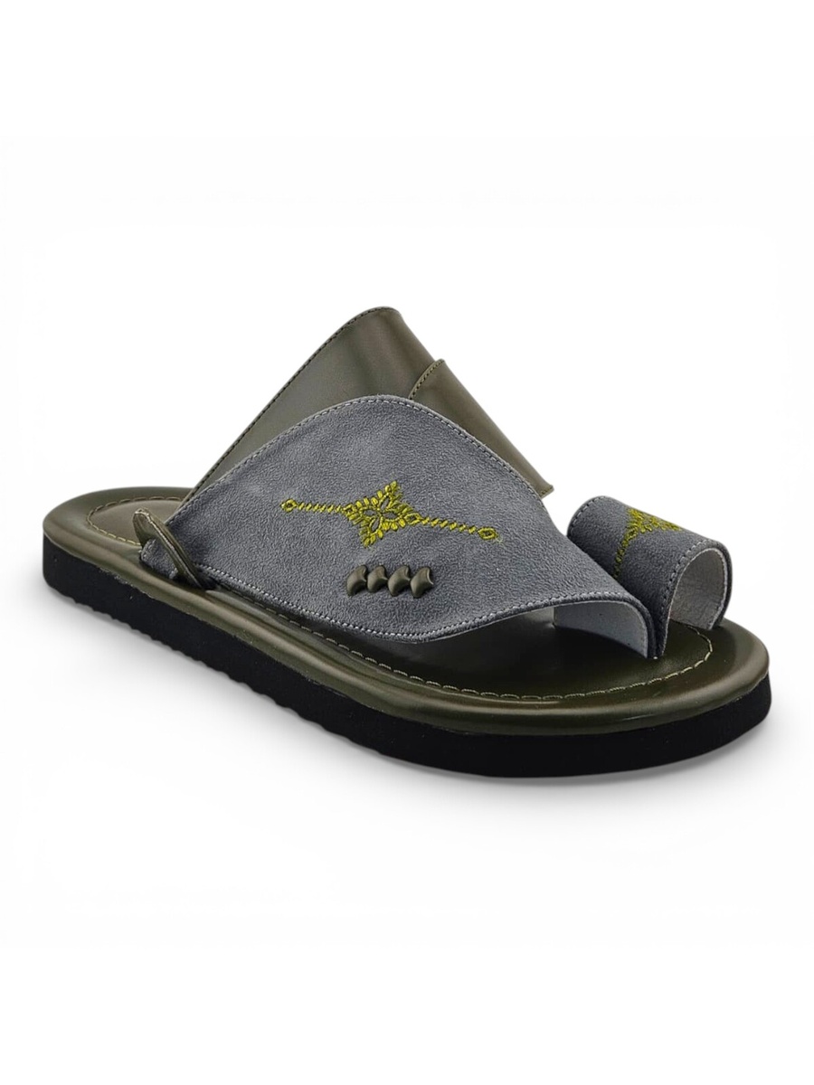 Multi-Color Embroidered Casual Sandals