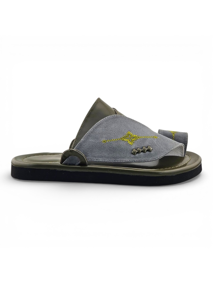 Multi-Color Embroidered Casual Sandals