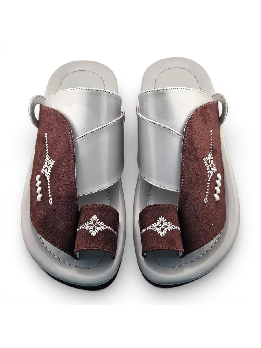 Multi-Color Embroidered Casual Sandals