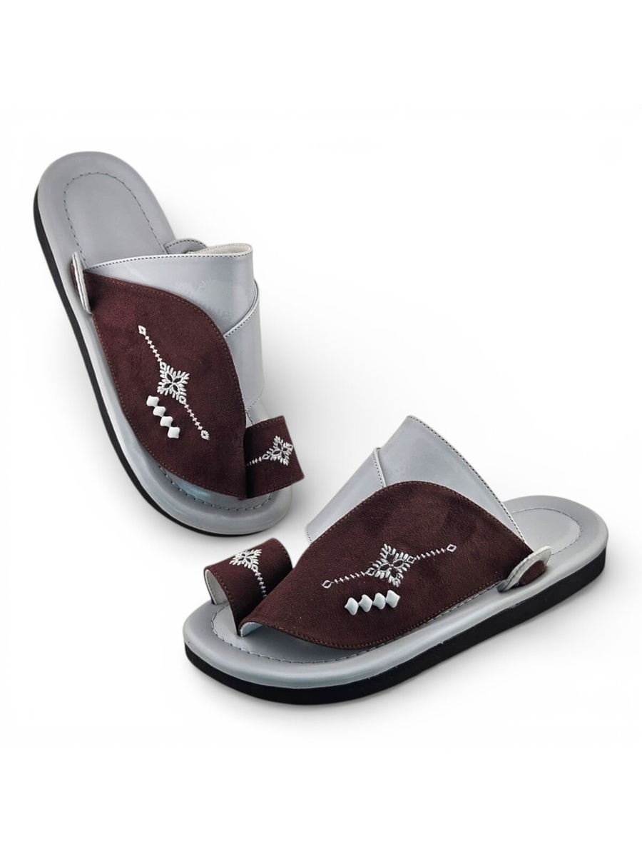 Multi-Color Embroidered Casual Sandals