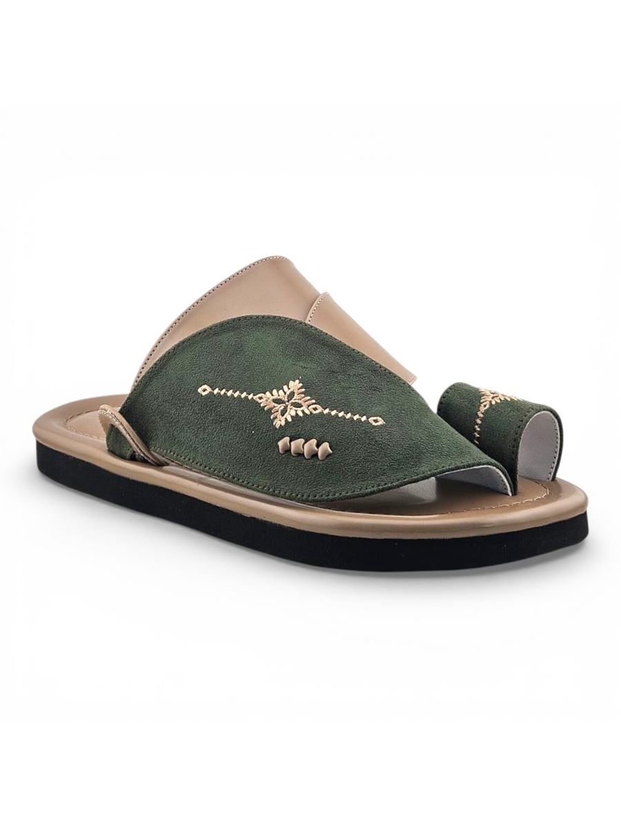 Multi-Color Embroidered Casual Sandals