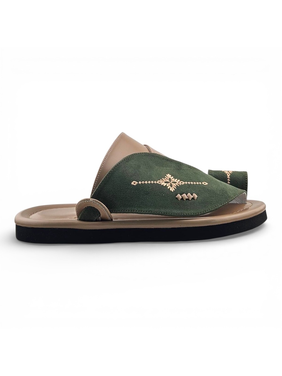 Multi-Color Embroidered Casual Sandals