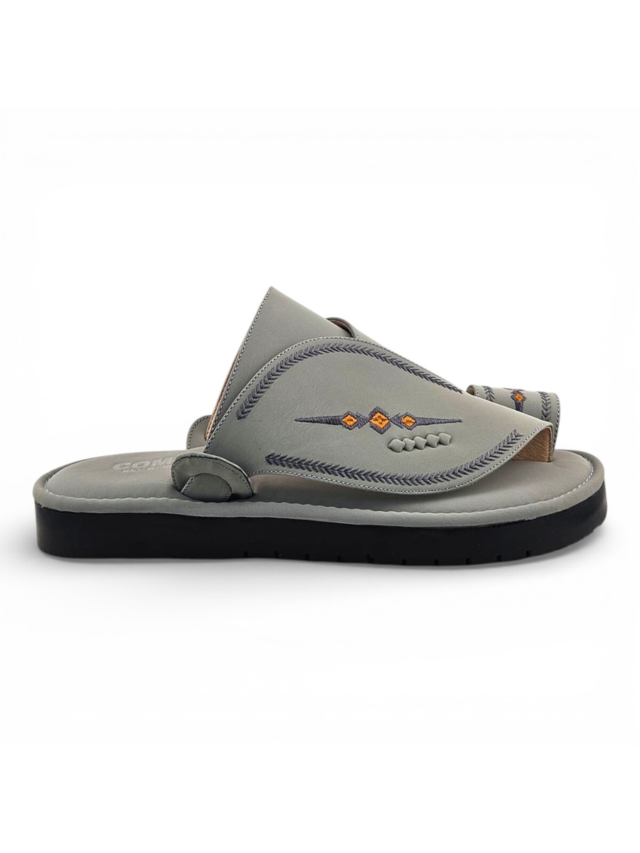 Grey Men Arabic Sandals Comfort