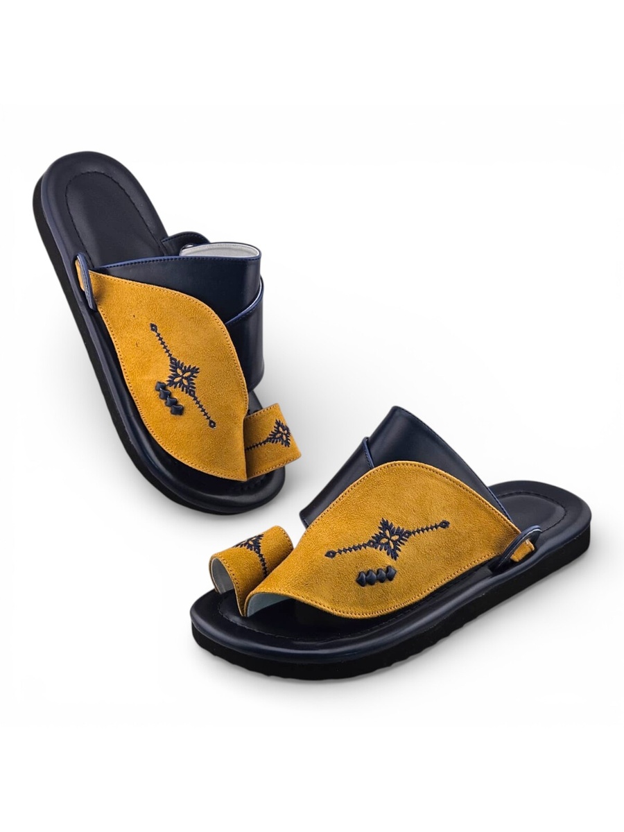 Multi-Color Embroidered Casual Sandals