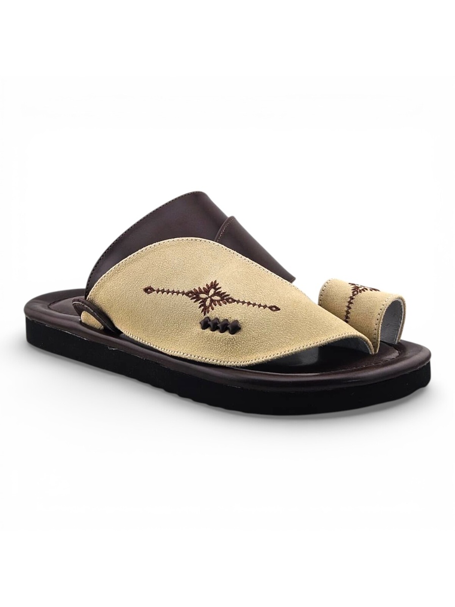 Multi-Color Embroidered Casual Sandals