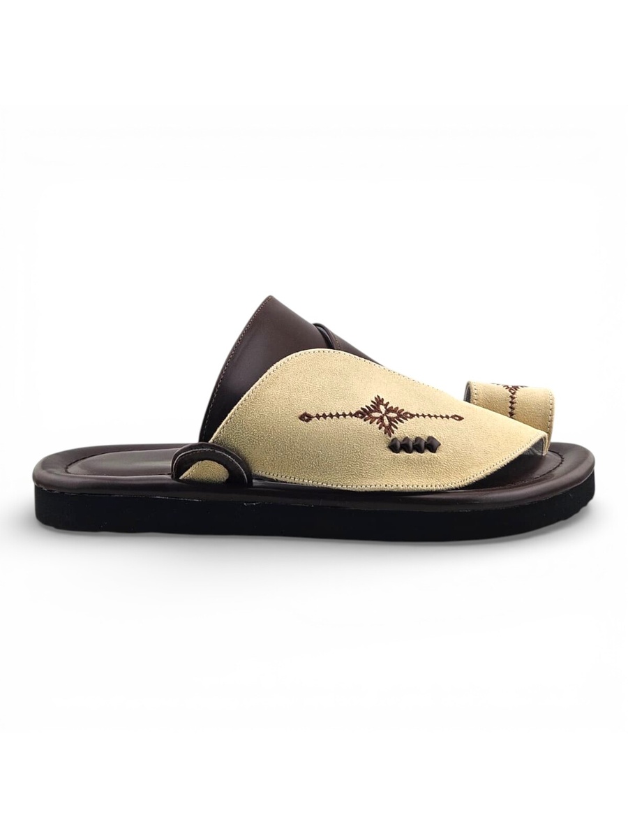 Multi-Color Embroidered Casual Sandals