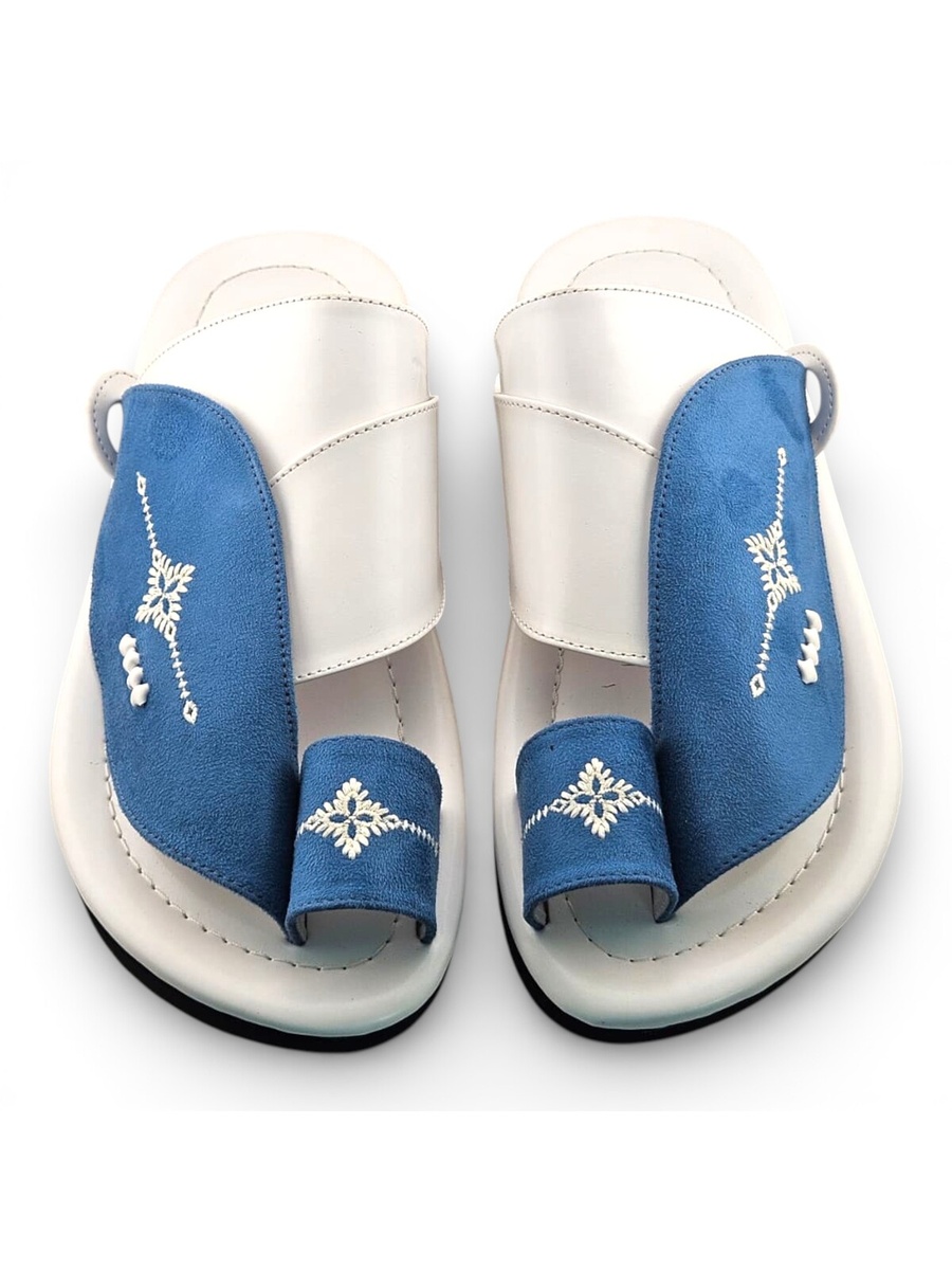 Multi-Color Embroidered Casual Sandals