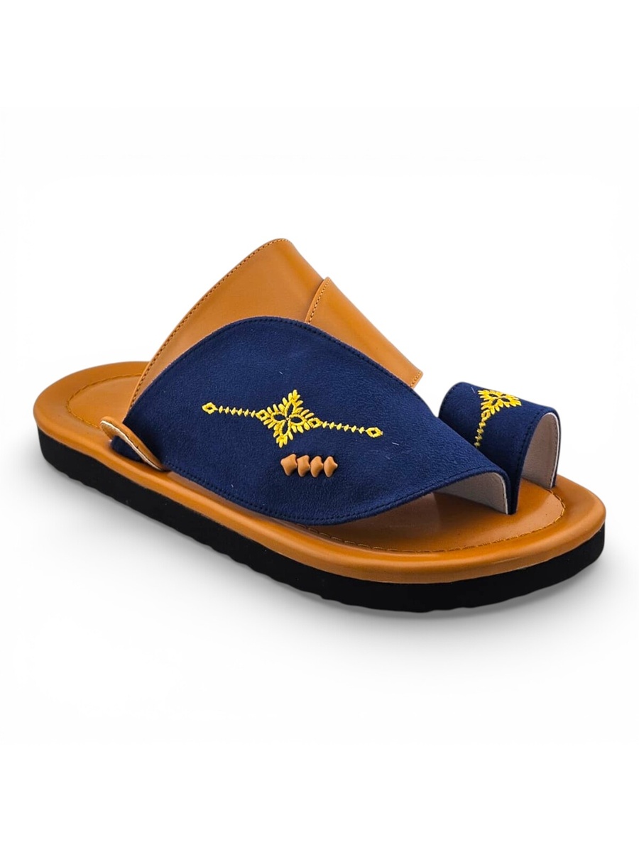 Multi-Color Embroidered Casual Sandals
