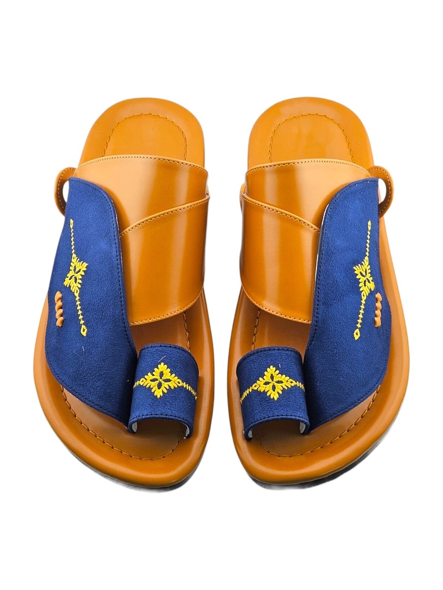 Multi-Color Embroidered Casual Sandals