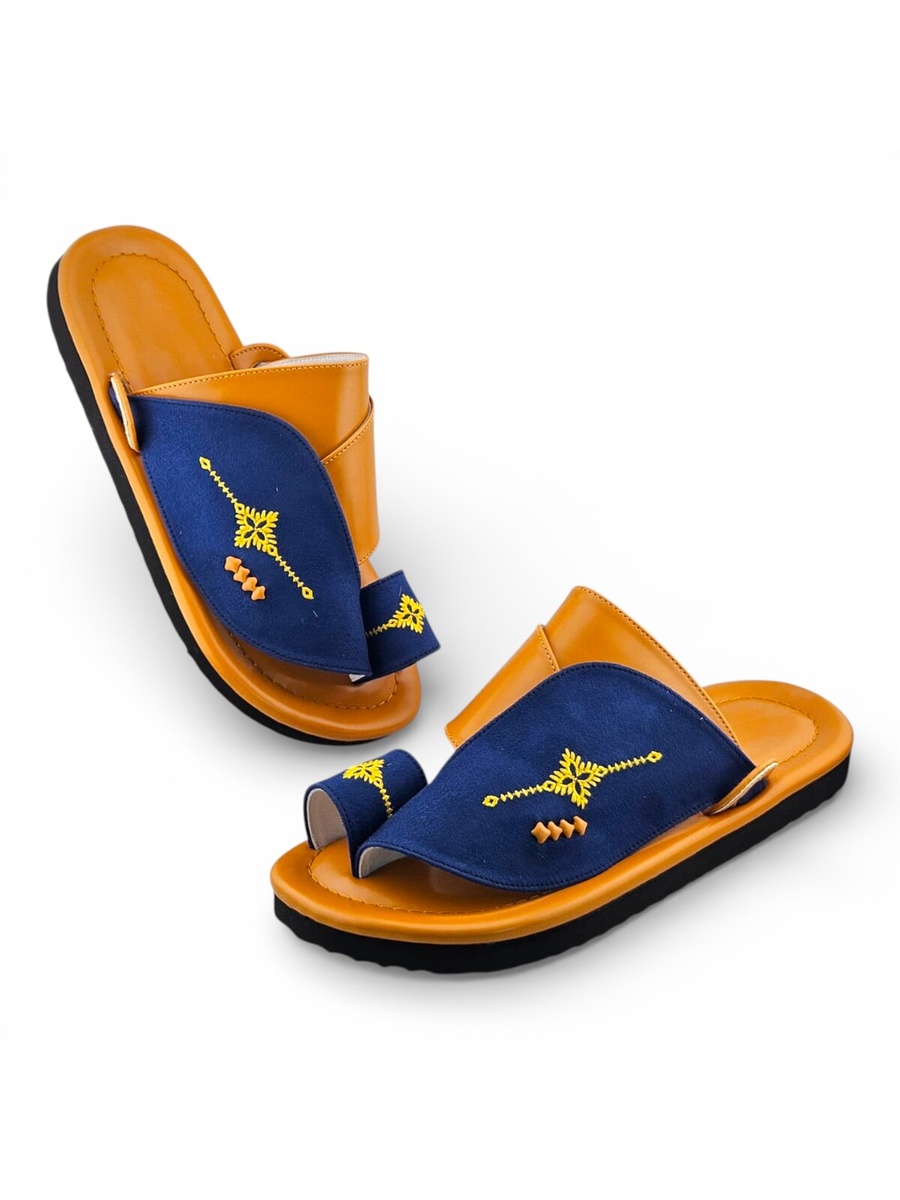 Multi-Color Embroidered Casual Sandals