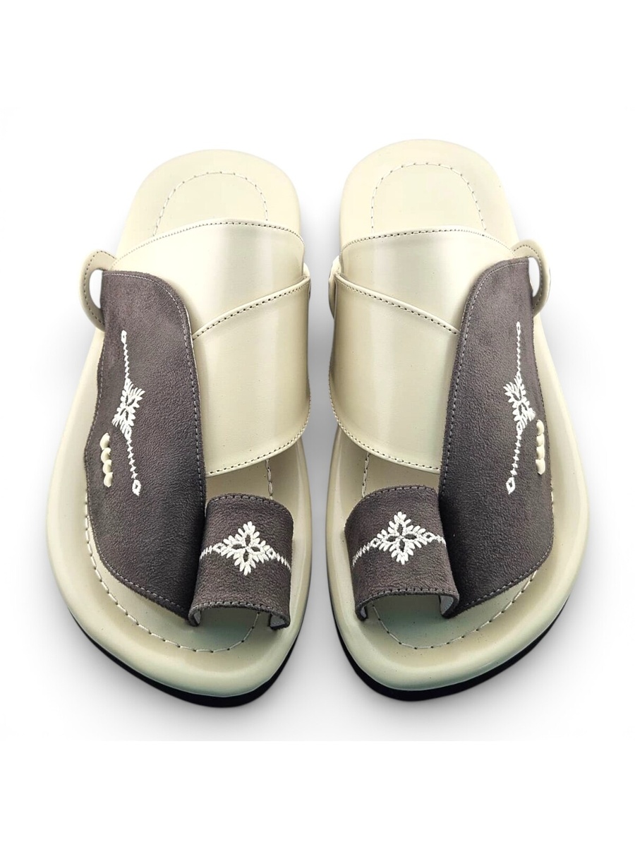 Multi-Color Embroidered Casual Sandals
