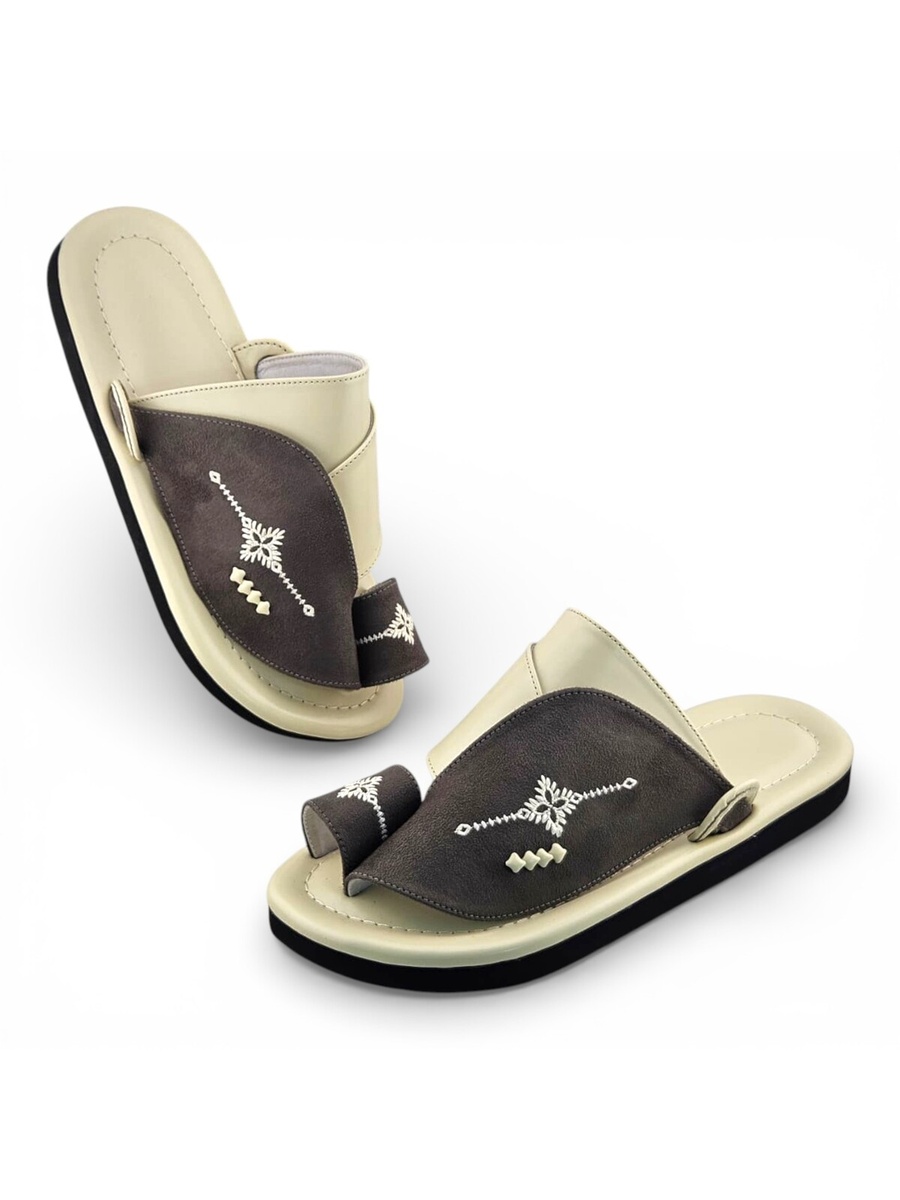 Multi-Color Embroidered Casual Sandals