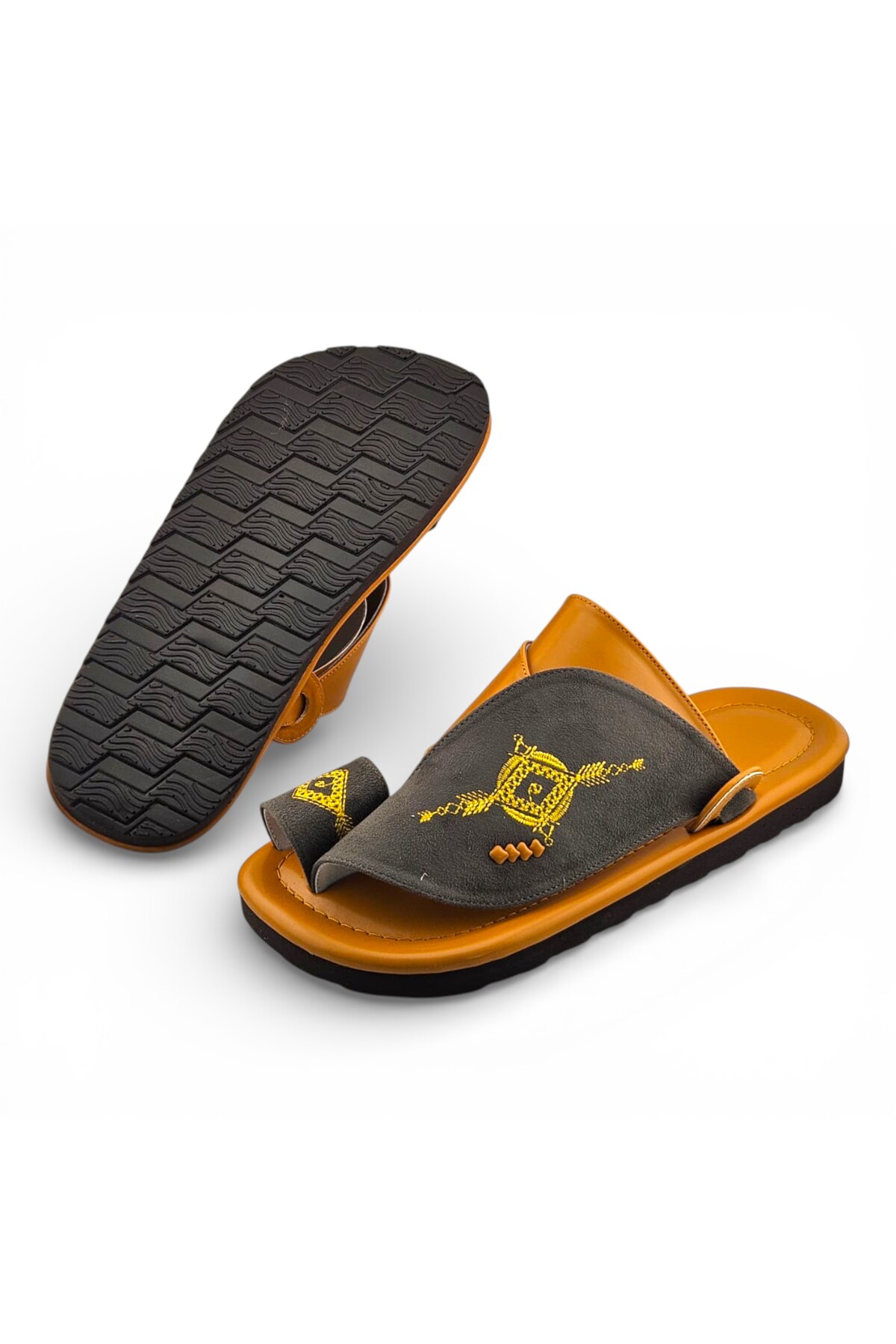 Men Multi-Color Embroidered Arabic Sandals