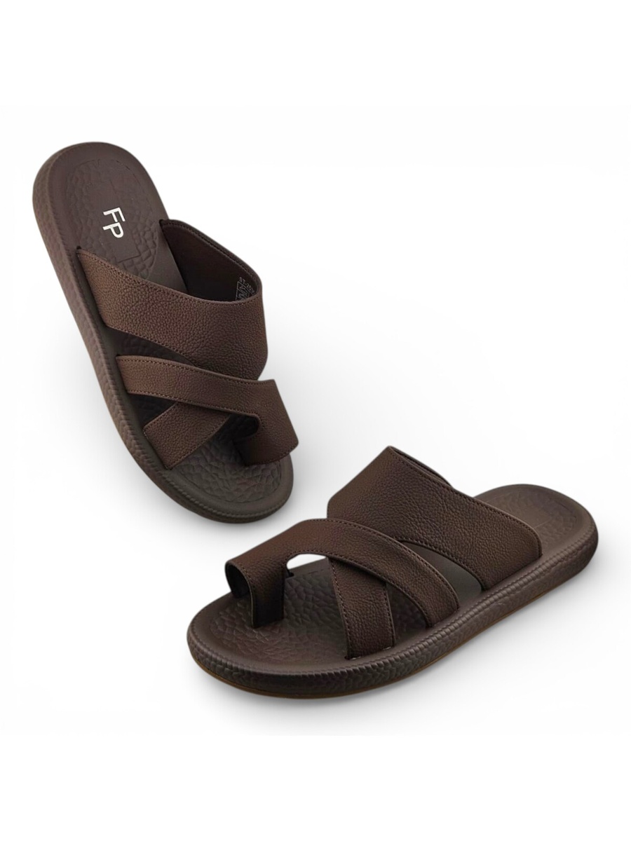Men Coffee Brown Casual Sandals