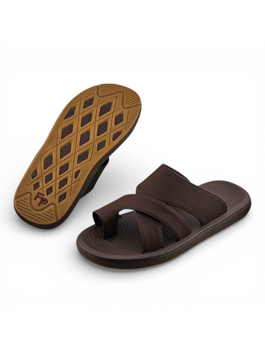 Men Coffee Brown Casual Sandals