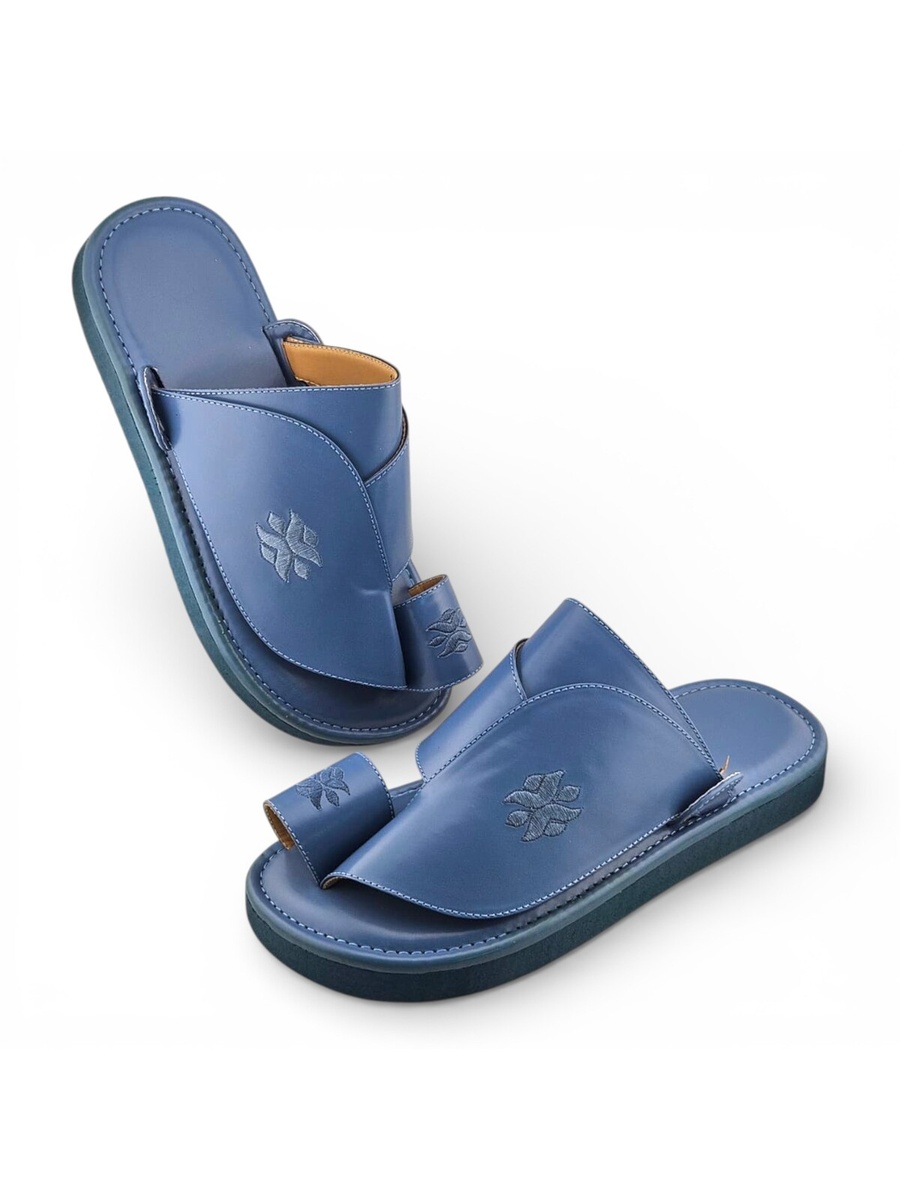 Men Turquoise Arabic Sandals