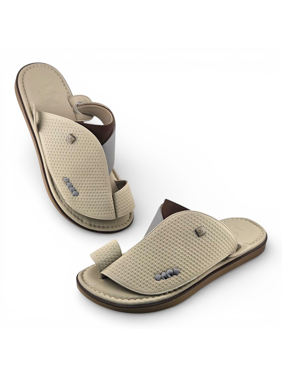 Men Perforated Comfort Slip-On Sandals