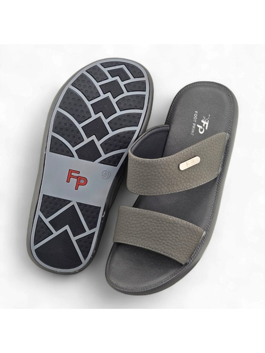 Men Grey Arabic Comfort Sandals