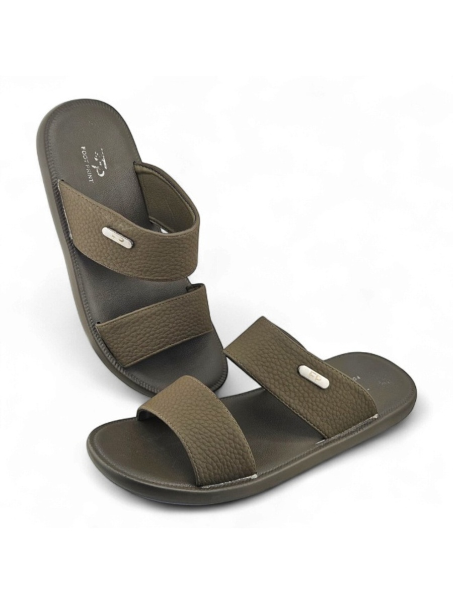 Men Olive Arabic Sandals