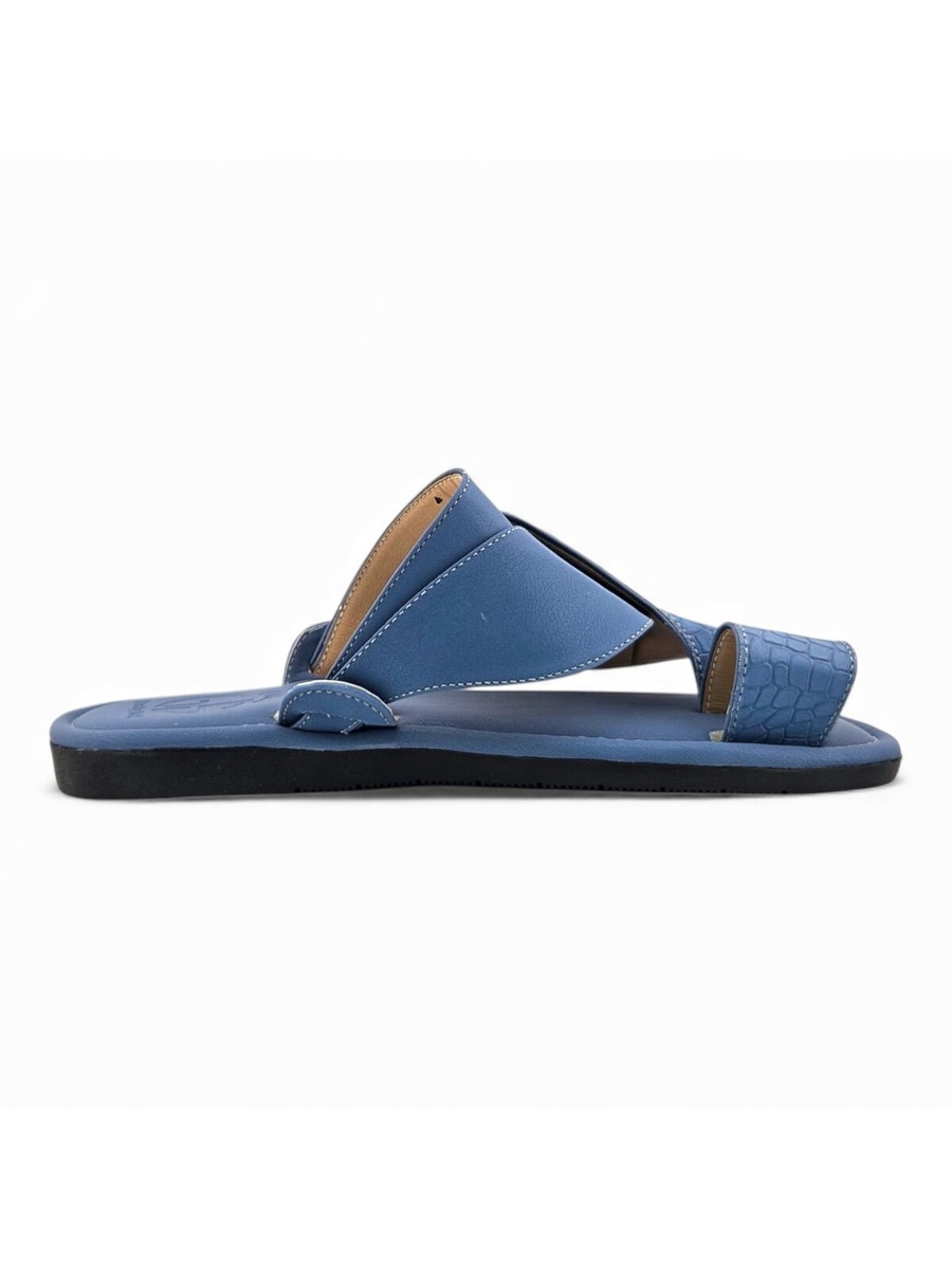 Men Blue Arabic Sandals Slippers