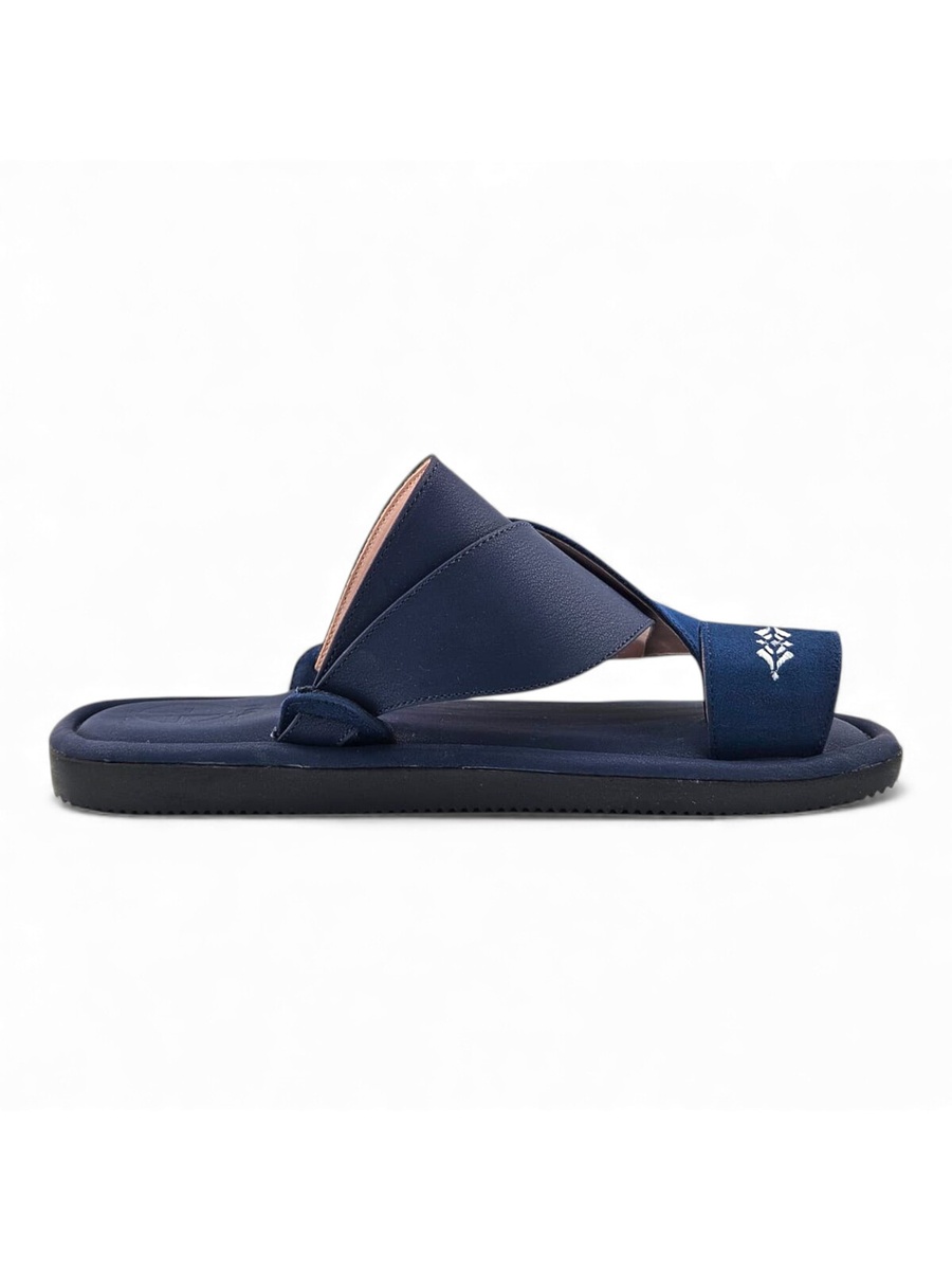 Men Blue Arabic Sandals - Traditional Comfort Thongs