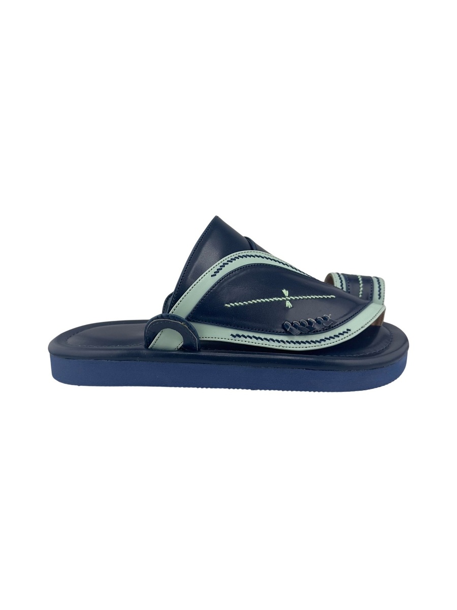 Men Blue Arabic Sandals 