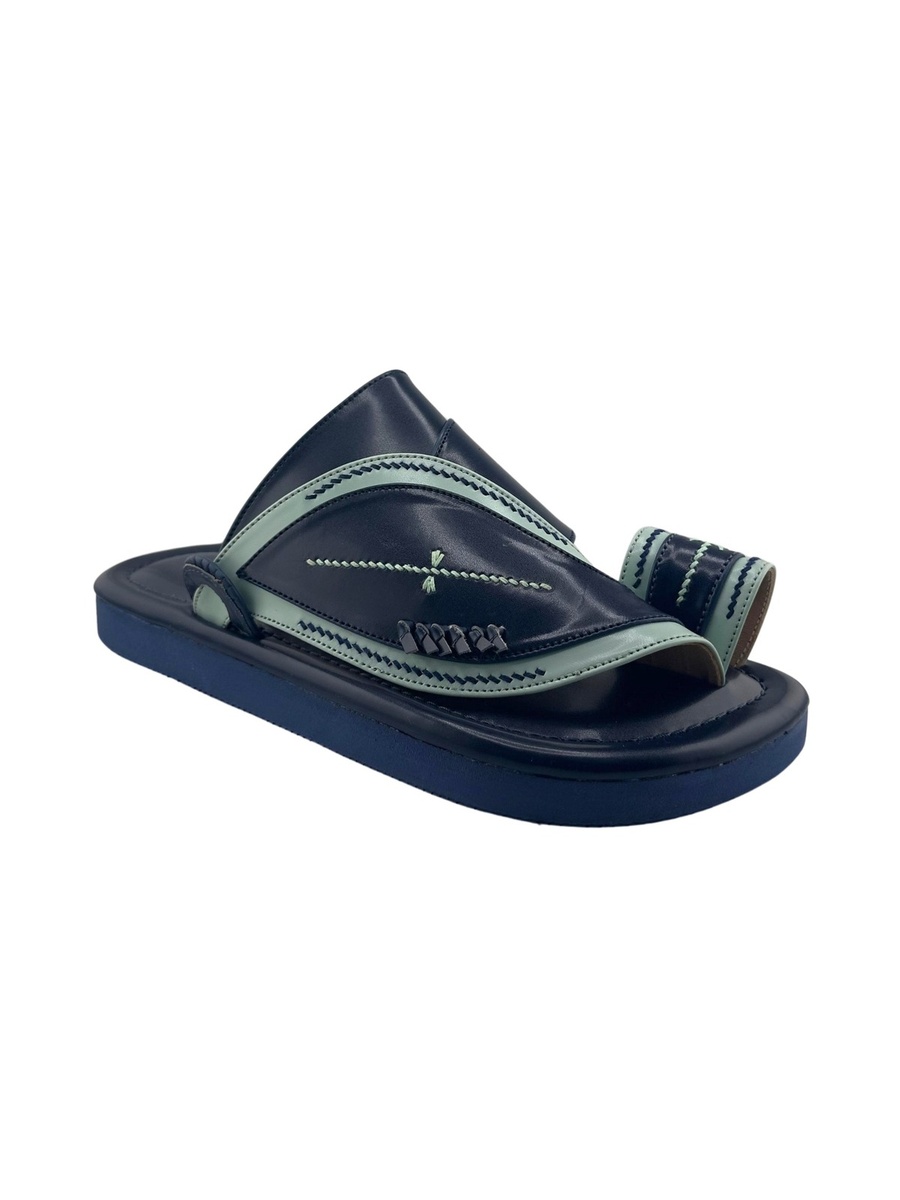 Men Blue Arabic Sandals 