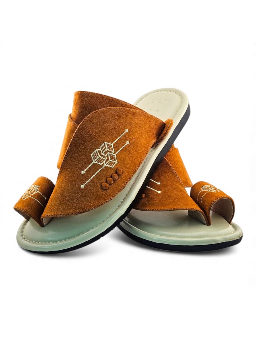 Men Yellow Arabic Sandals