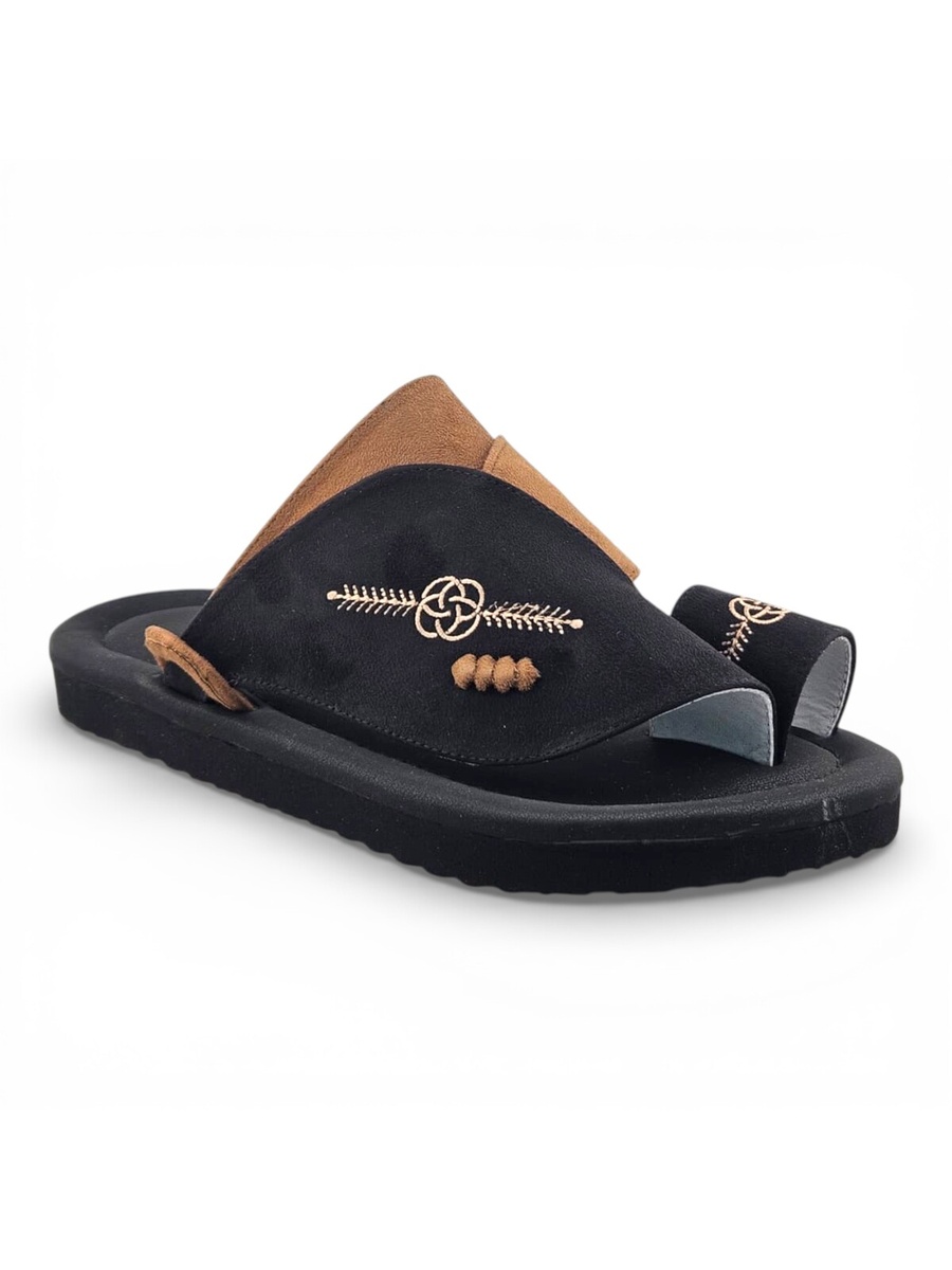 Multi-Color Embroidered Casual Sandals