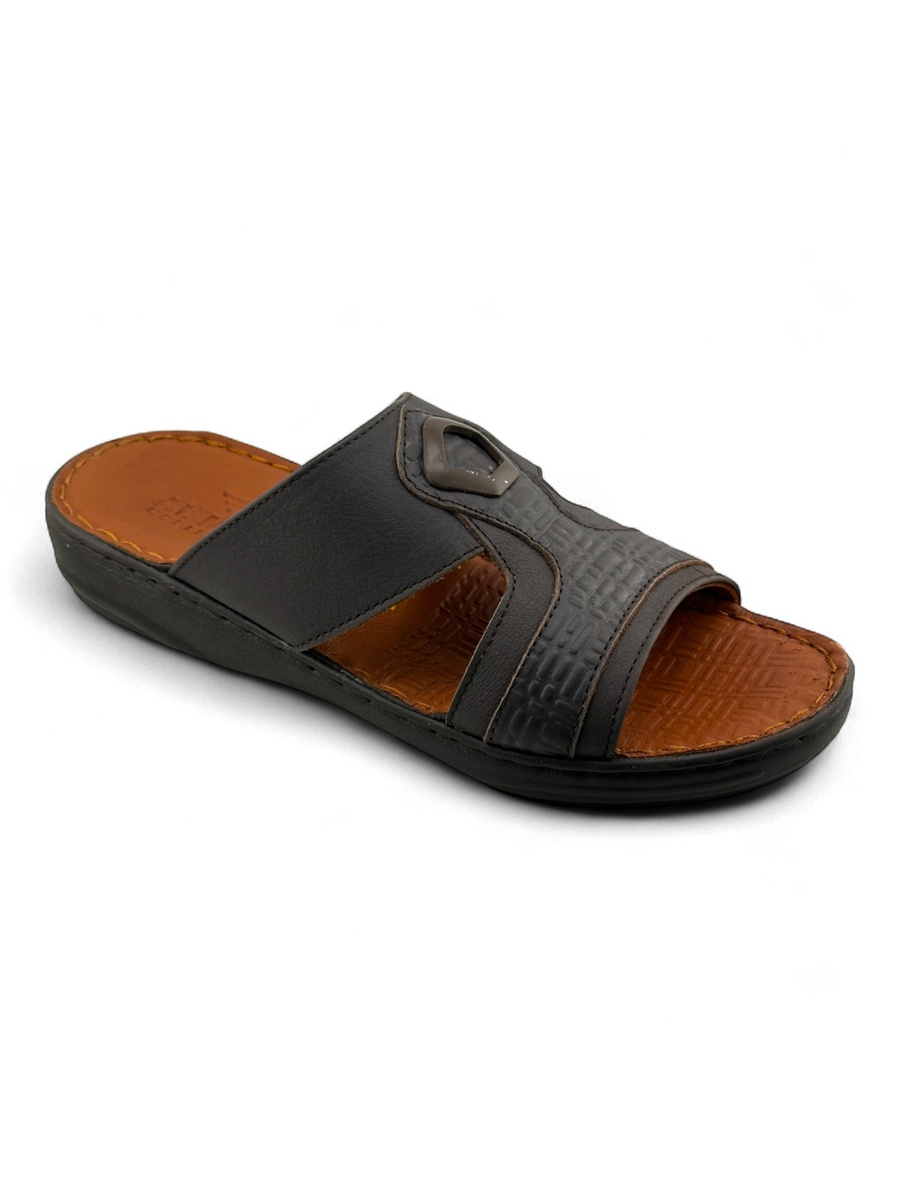Men Classic Brown Leather Sandals