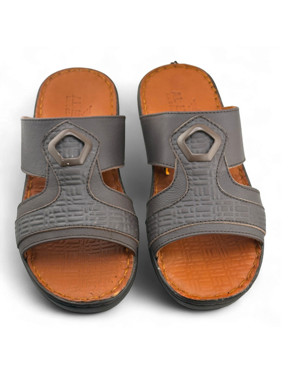 Men Classic Brown Leather Sandals