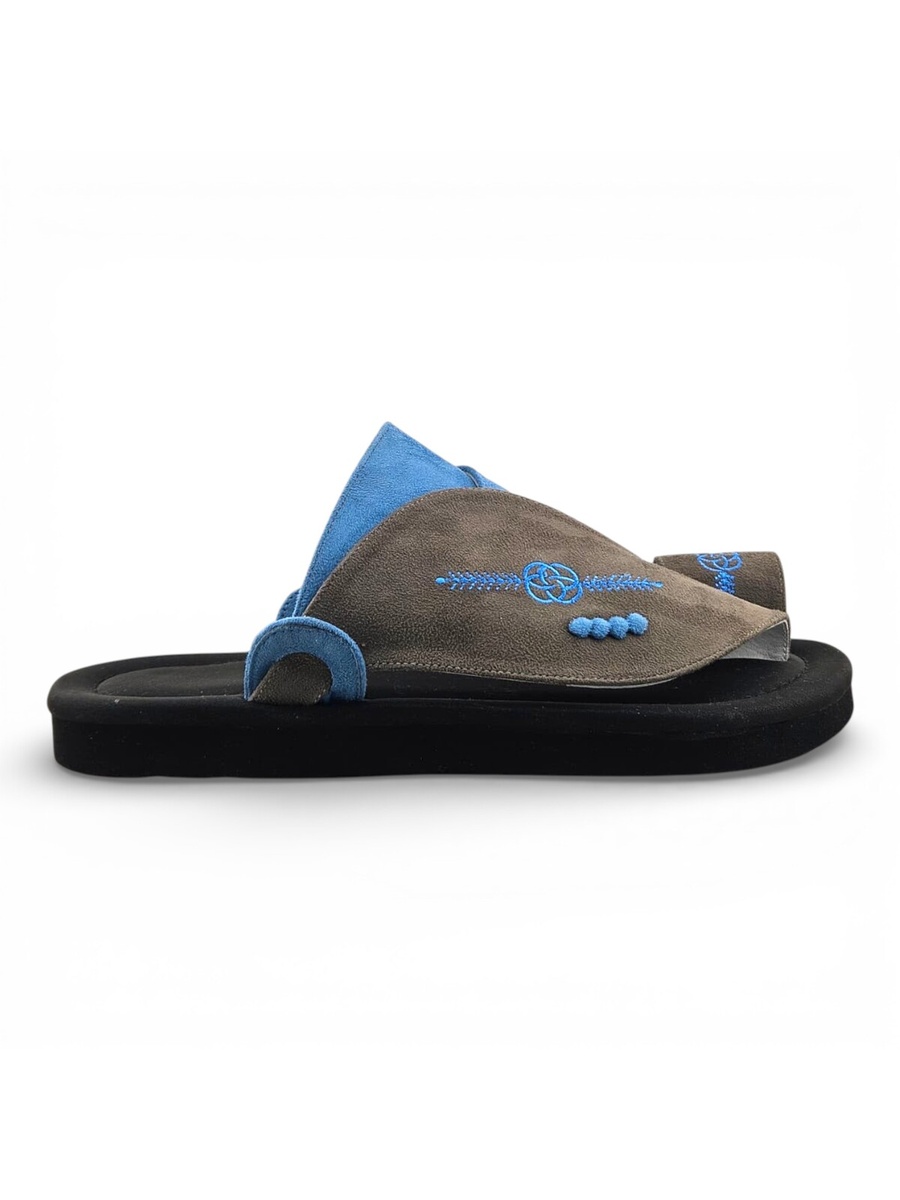 Multi-Color Embroidered Casual Sandals