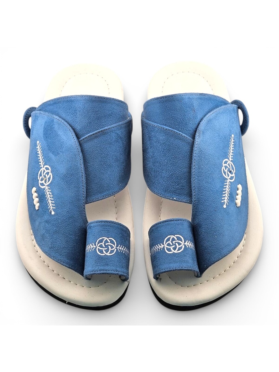 Multi-Color Embroidered Casual Sandals