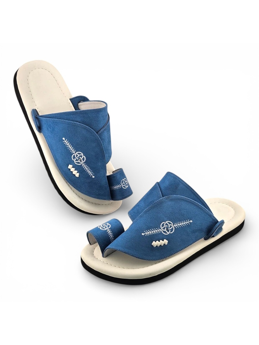 Multi-Color Embroidered Casual Sandals