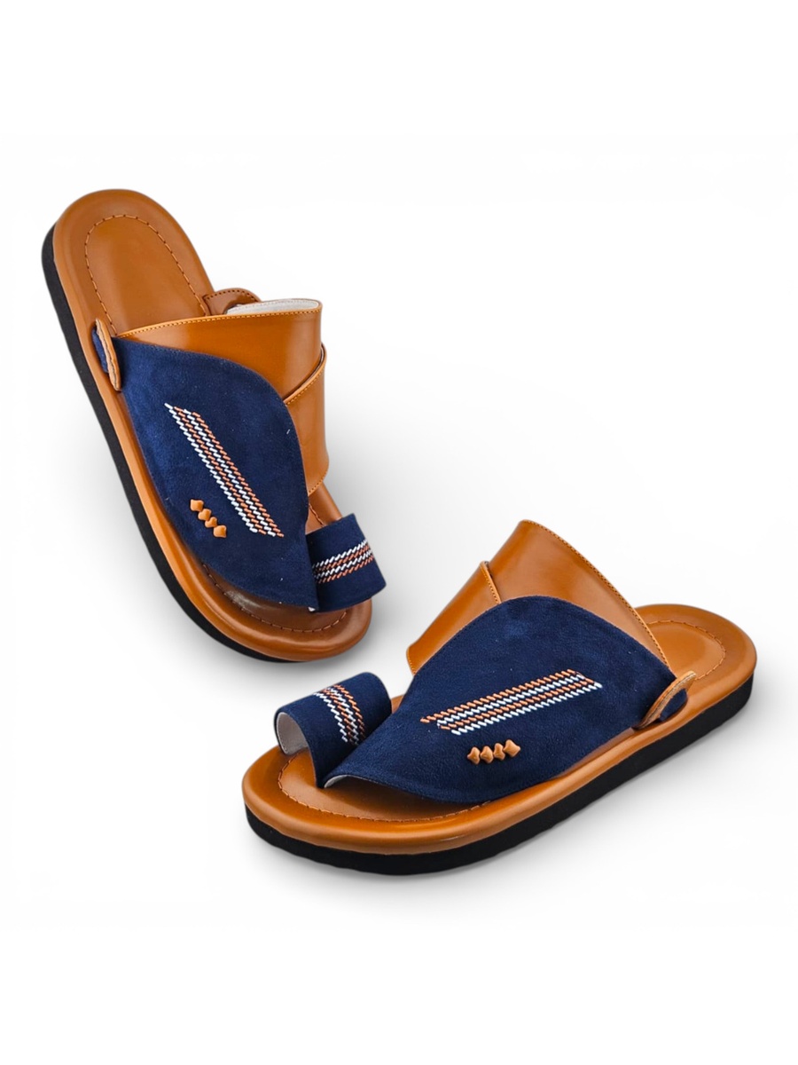 Multi-Color Embroidered Casual Sandals