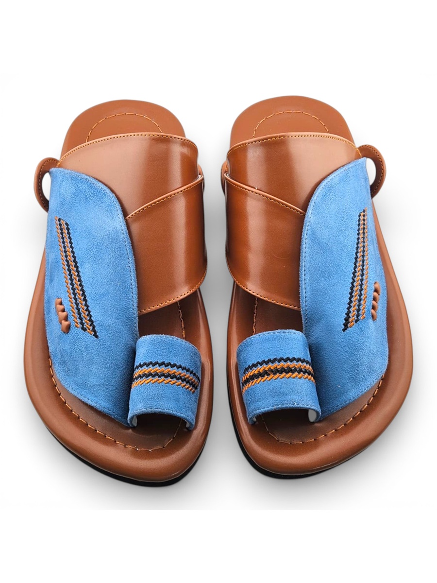 Multi-Color Embroidered Casual Sandals