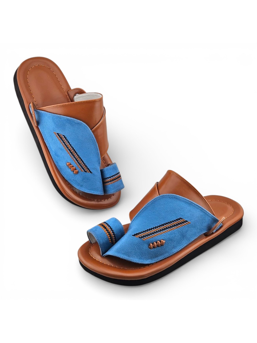 Multi-Color Embroidered Casual Sandals