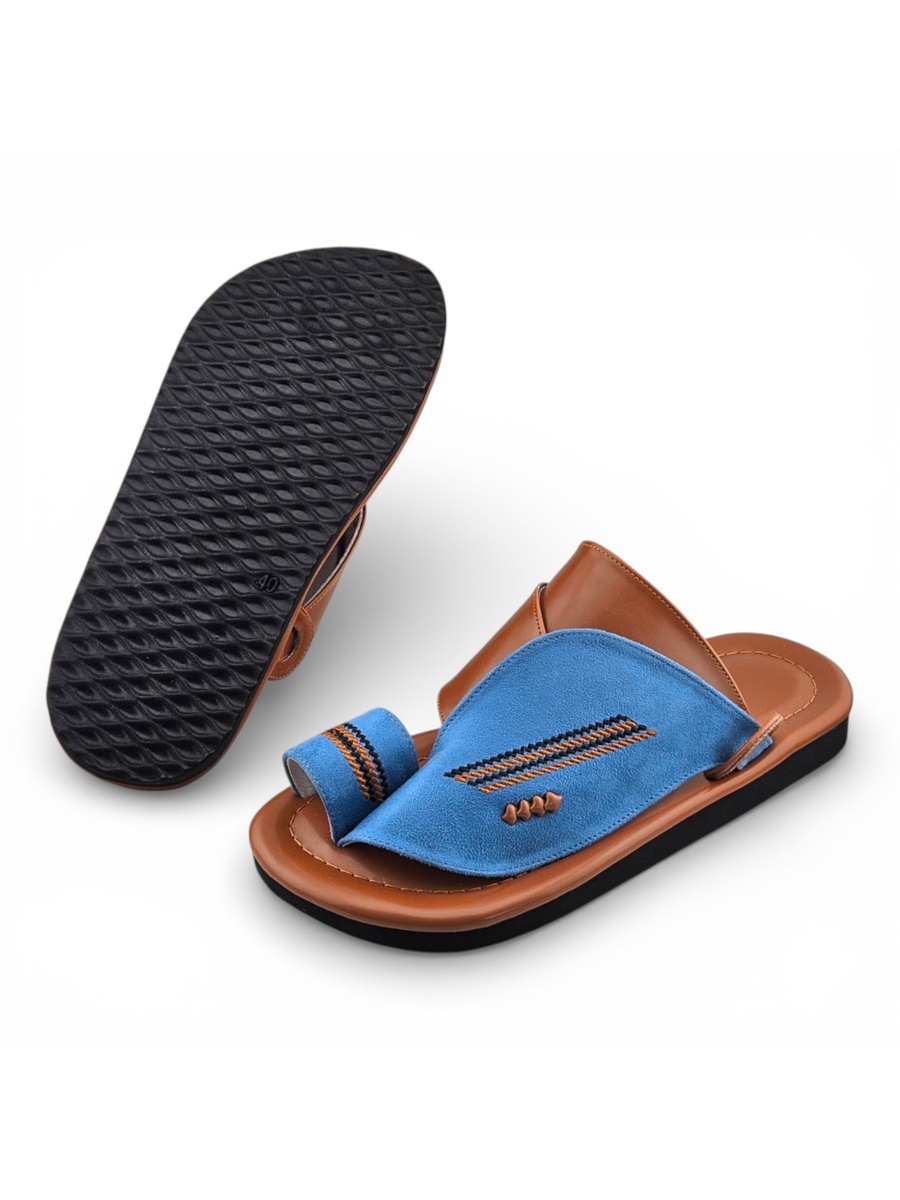 Multi-Color Embroidered Casual Sandals