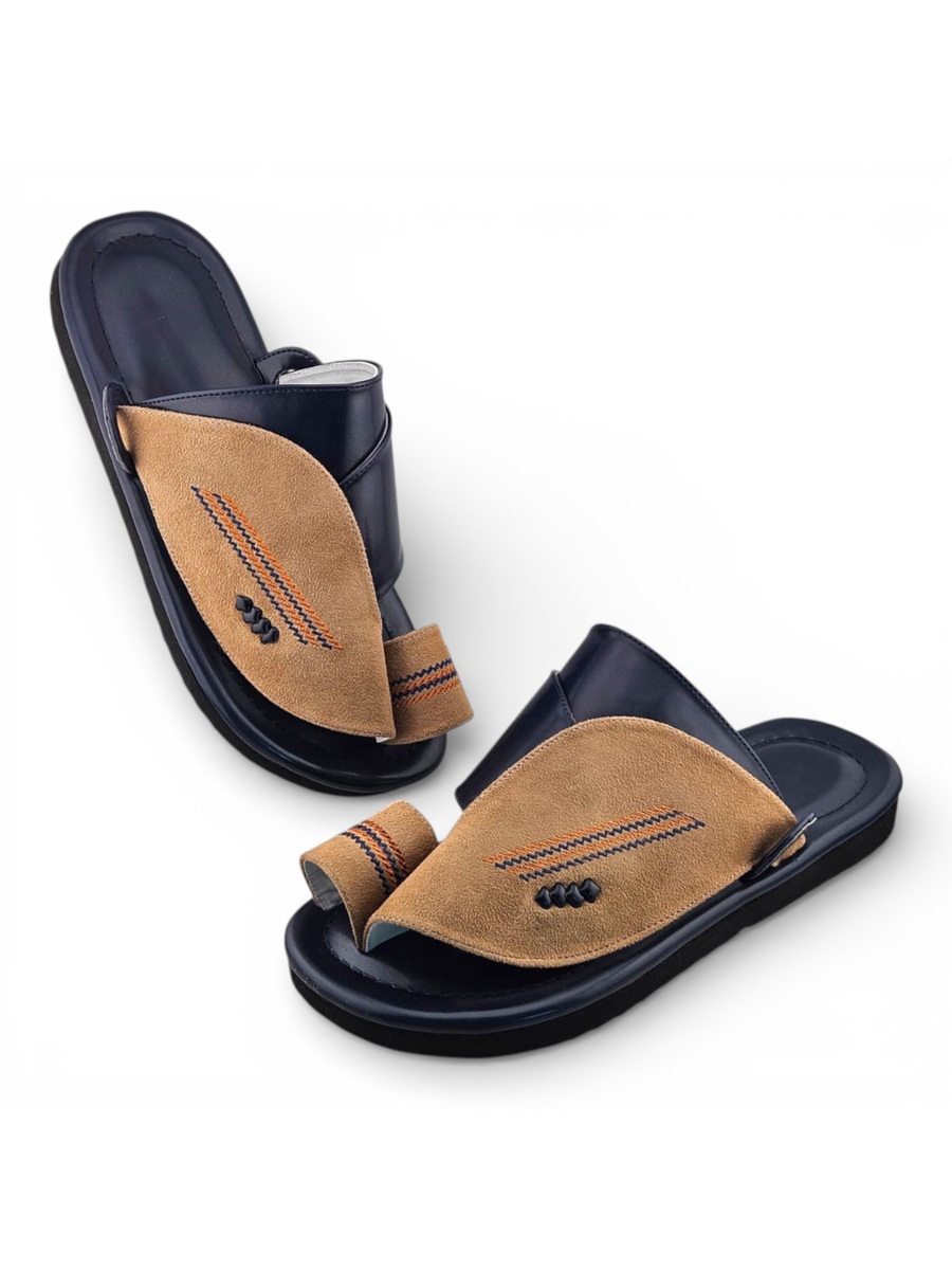 Multi-Color Embroidered Casual Sandals
