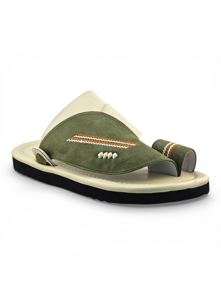 Multi-Color Embroidered Casual Sandals