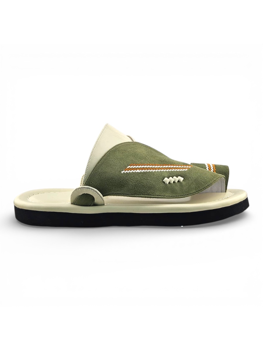 Multi-Color Embroidered Casual Sandals