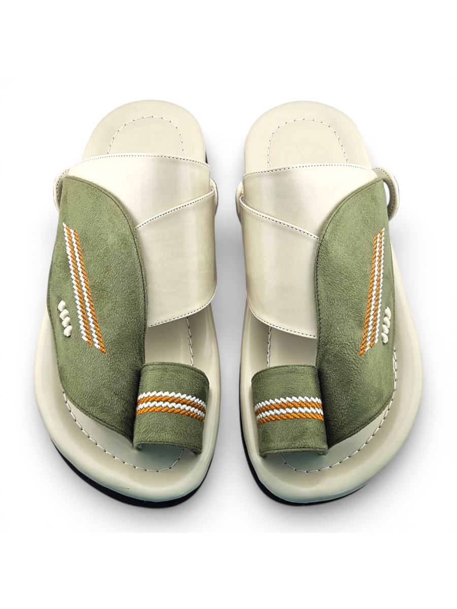 Multi-Color Embroidered Casual Sandals