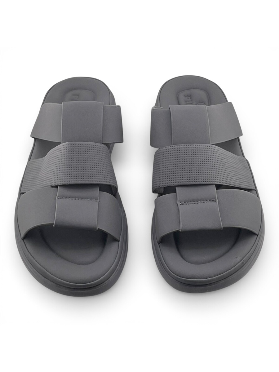 Men Grey Comfort Casual Sandals