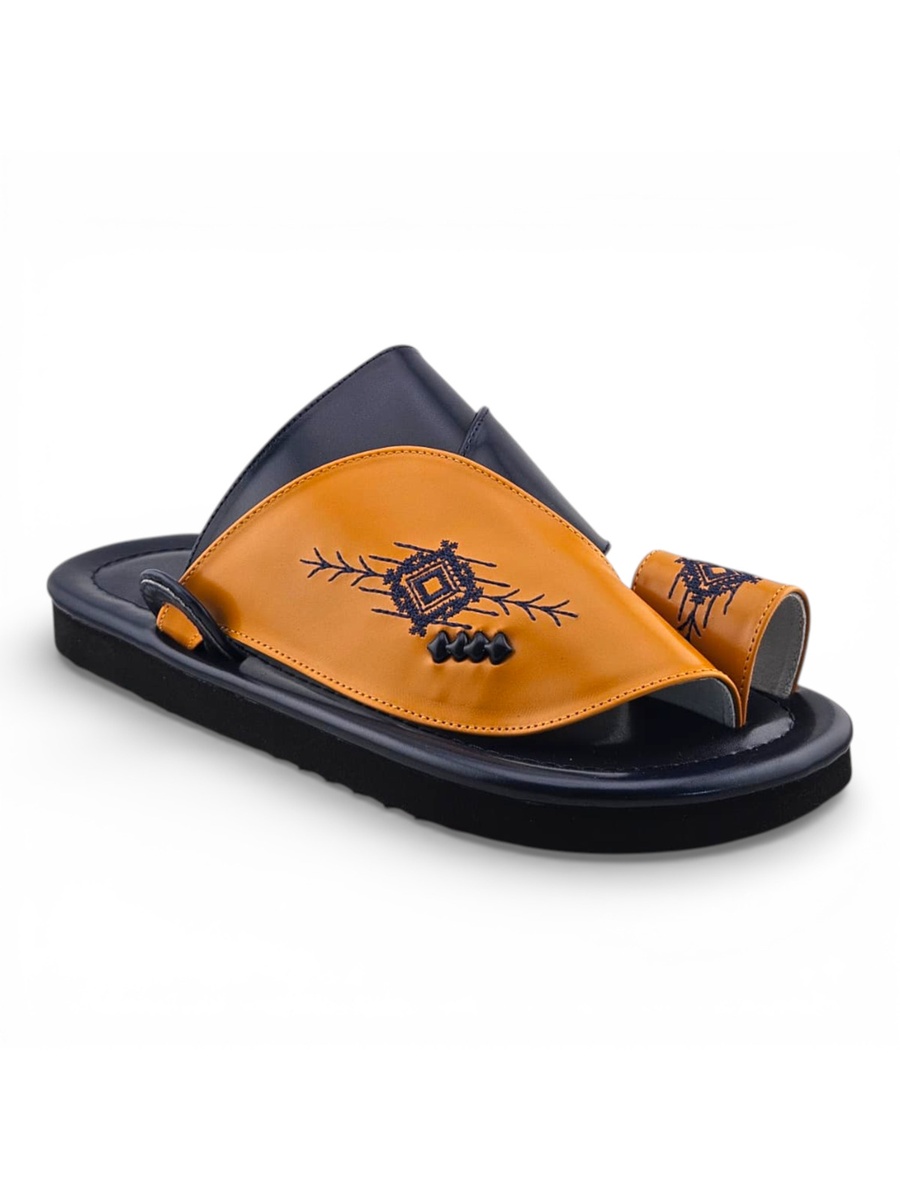 Multi-Color Embroidered Casual Sandals