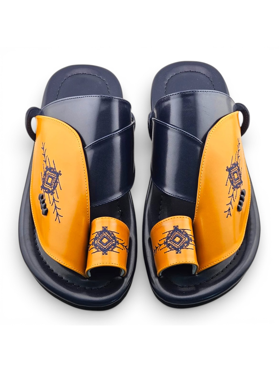 Multi-Color Embroidered Casual Sandals