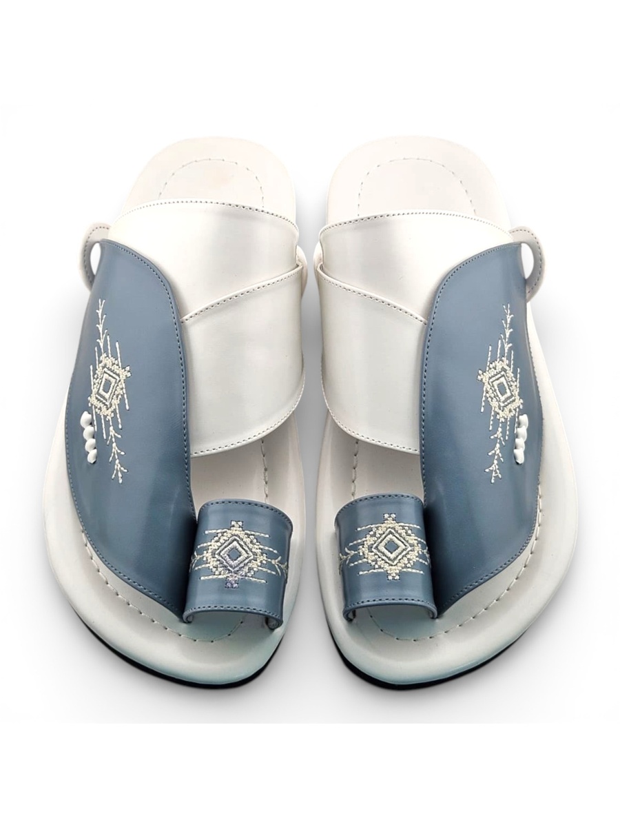 Multi-Color Embroidered Casual Sandals