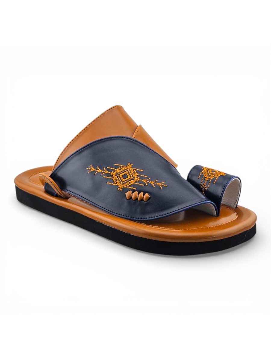 Multi-Color Embroidered Casual Sandals