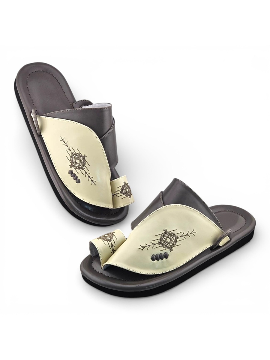 Multi-Color Embroidered Casual Sandals